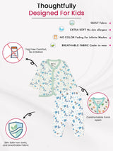 Unisex Baby Cotton Printed Top and Pyjama Set with Soft Comfort, Coordinated Nightwear Style and Everyday Ease