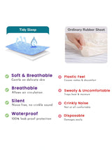 Unisex Dry Sheet for Regular Home Use, Comfortable Bedding Support and Everyday Protection Essentials - Pack of 1