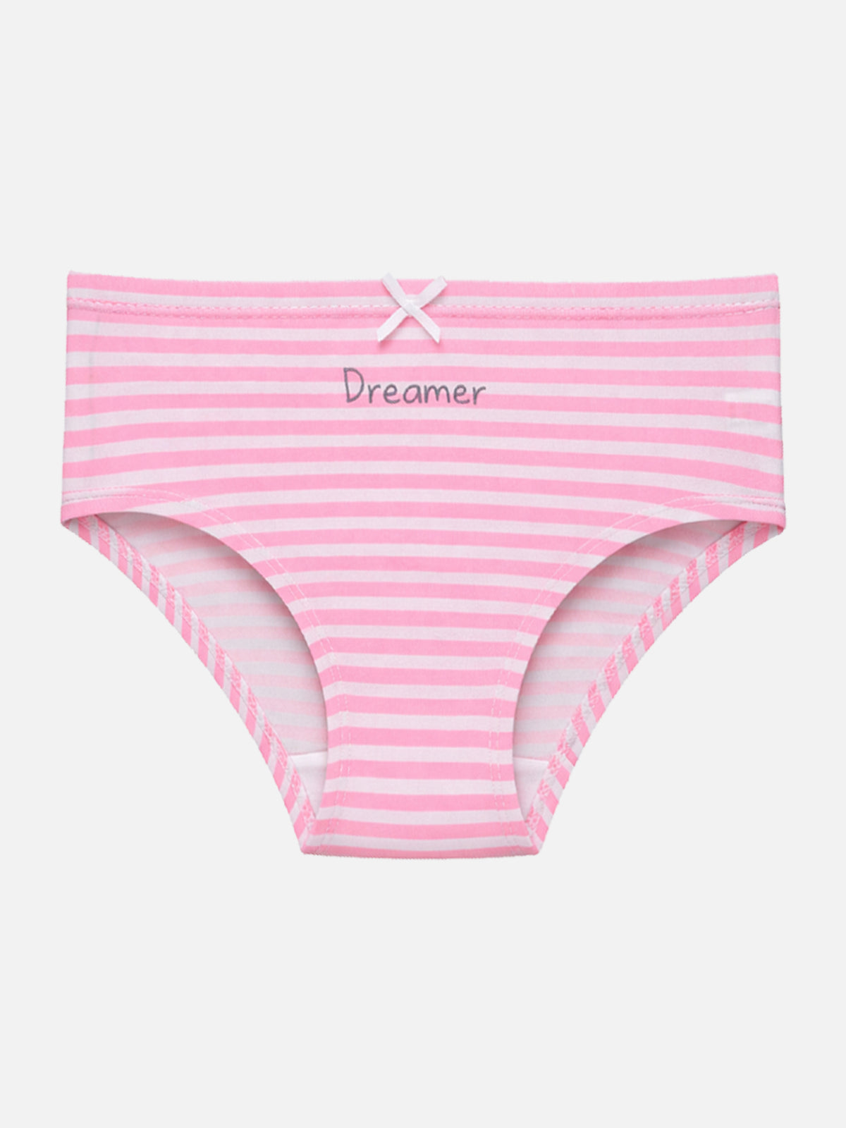 Girls Innerwear Panty Cotton Spandex Full Coverage Brief with Inner Elastic for Everyday Comfort - Pack of 3