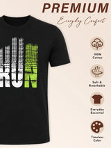 Men T-Shirt Round Neck Half Sleeves with Clean Casual Styling for Everyday Wear and Easy Layering Comfort