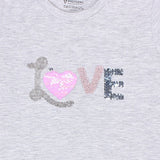 Bodycare Girls Tshirt Round Neck Half Sleeves Solid