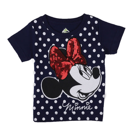 Baby Girls Minnie & Friends T-Shirt Round Neck Half Sleeves - Bodycare
