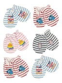 Baby Mittens Pack of 6 - Off White - F