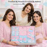 Bodycare Newborn Baby Gift Set for Boys & Girls, Cotton Clothing Set, Hospital Ready Combo Gift Hamper (5 Pcs, 0-6 Months)