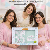 Bodycare Newborn Baby Gift Set for Boys & Girls, Cotton Clothing Set, Hospital Ready Combo Gift Hamper (7 Pcs, 0-6 Months)