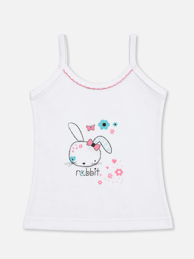 Baby Girls Vest Camisole Sleeveless Innerwear for Easy Wear, Daily Comfort and Wardrobe Essentials - Pack of 3