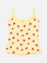 Baby Girls 100% Cotton Camisole Sleeveless Vest for Soft Breathable Everyday Comfort and Easy Layering - Pack of 3