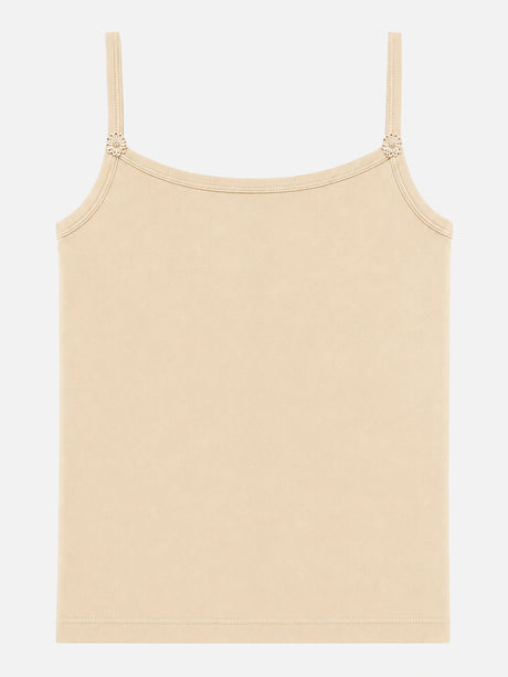 Girls 100% Cotton Vest Sleeveless Pack of 4