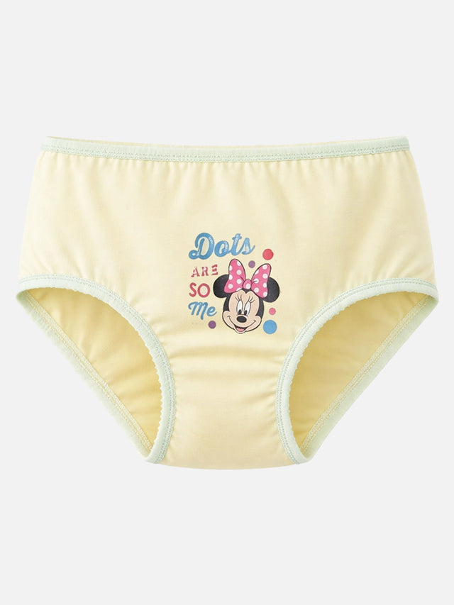 Girls 100% Cotton Panty with Top Elastic for Everyday Innerwear Comfort and Daily Essentials - Pack of 3