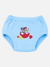 Baby Girls 100% Cotton Innerwear Panty with Inner Elastic, Soft Breathable Fabric and Everyday Comfort - Pack of 3