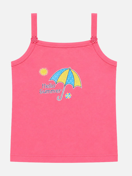 Girls Vest Dori Neck Sleeveless Pack of 4
