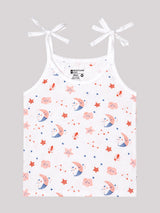 Baby Girls Camisole Sleeveless Vest for Everyday Innerwear Comfort and Easy Layering Essentials - Pack of 3