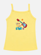 Girls Sleeveless Vest with Dori Neck Design for Comfortable Everyday Innerwear Essentials and Regular Use - Pack of 6