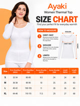 Women Thermal Top Round Neck Full Sleeves for Winter Layering, Comfortable Coverage and Cold Weather Essentials - Pack of 1