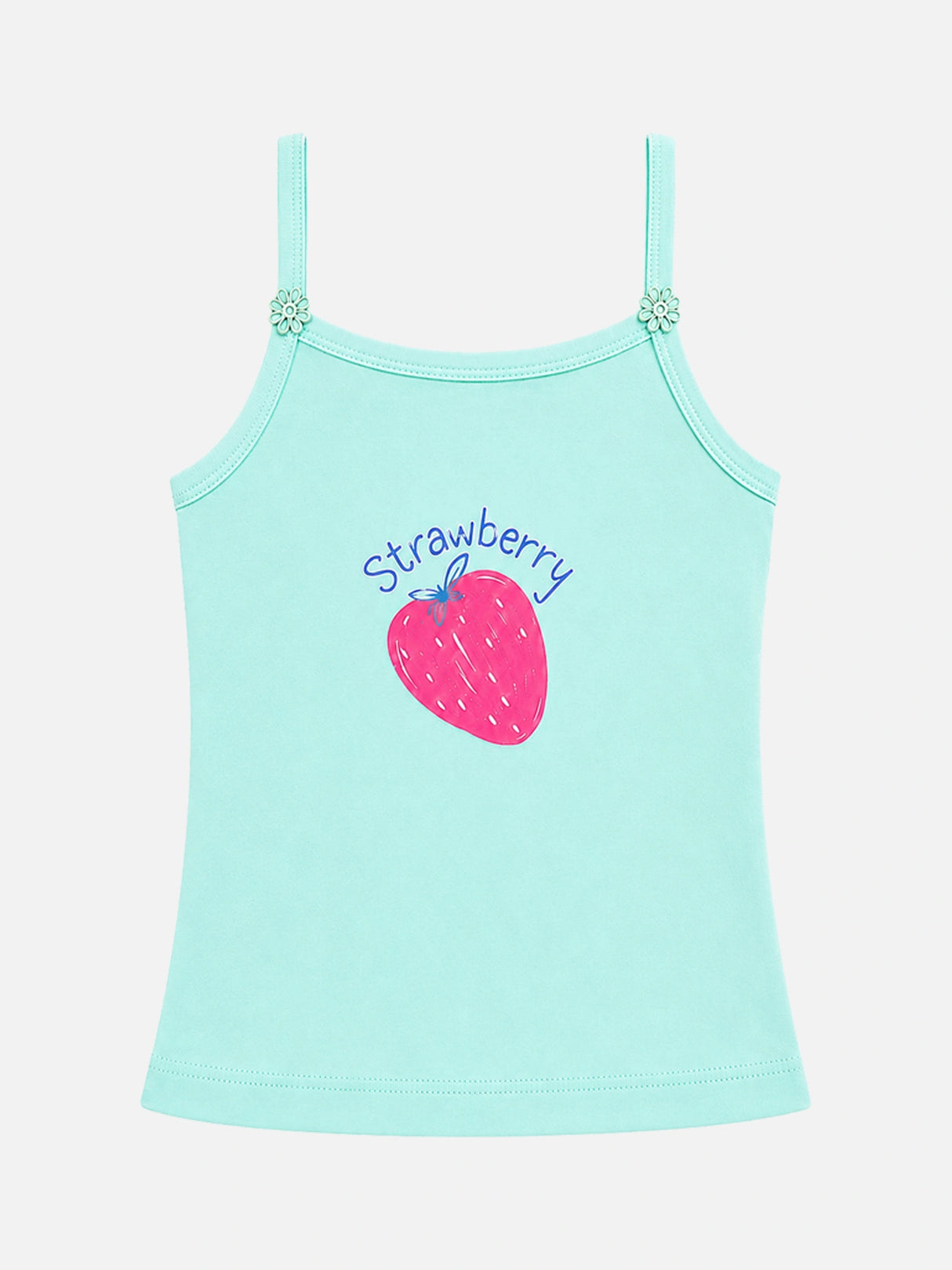 Girls 100% Cotton Printed Vest with Dori Neck and Sleeveless Regular Fit for Innerwear Comfort - Pack of 4