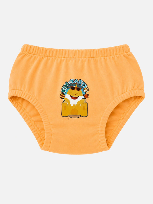 Unisex Baby 100% Cotton Innerwear Brief with Regular Fit for Everyday Comfort and Practical Use - Pack of 3