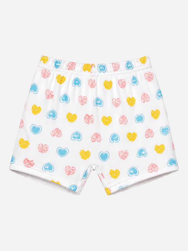 Baby Shorts with Inner Elastic Waist for Comfortable Everyday Wear, Easy Movement and Regular Use - Pack of 3