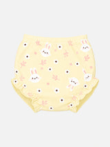 Baby Girls 100% Cotton Panty for Soft Breathable Everyday Innerwear Comfort and Regular Use - Pack of 3