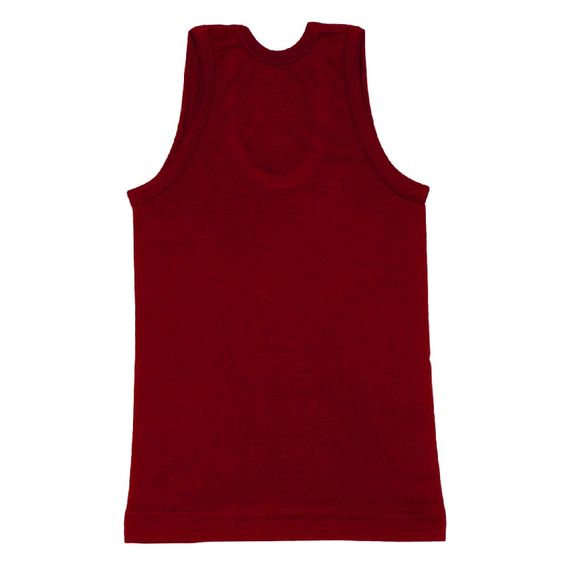 Boys 100% Cotton Vest Round Neck Sleeveless Pack of 4 - Bodycare