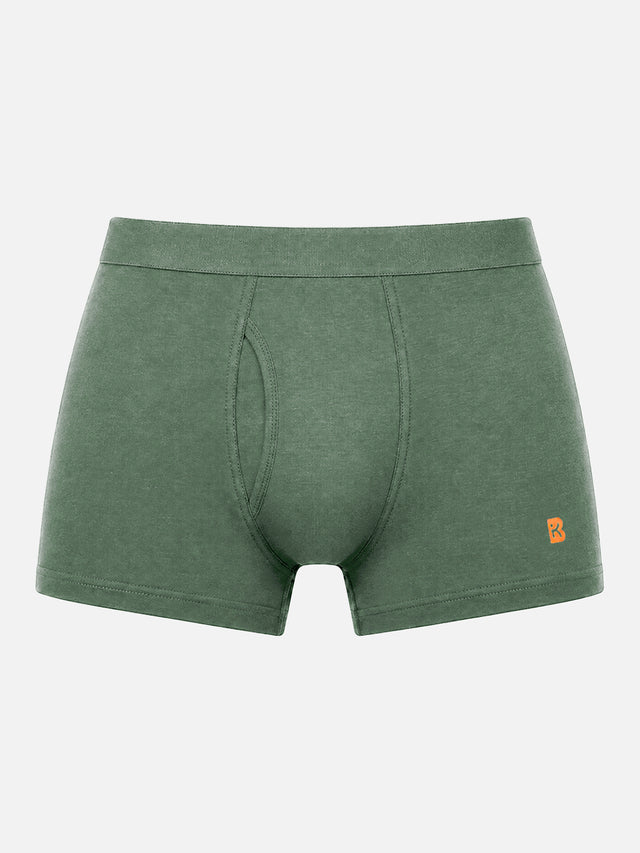 Boys Cotton Solid Innerwear Trunks with Inner Elastic, Soft Breathable Fabric and Stretchable Comfort Fit - Pack of 2