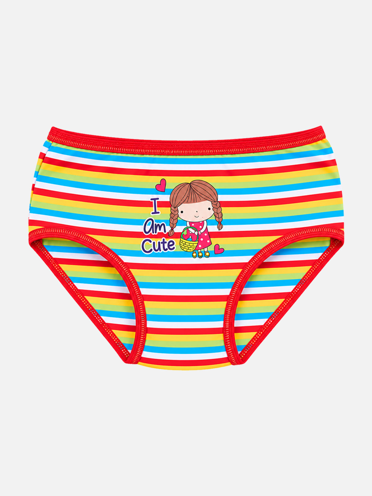 Girls 100% Cotton Innerwear Panty for Everyday Comfort, Gentle Fit and Kids Wardrobe Essentials - Pack of 3