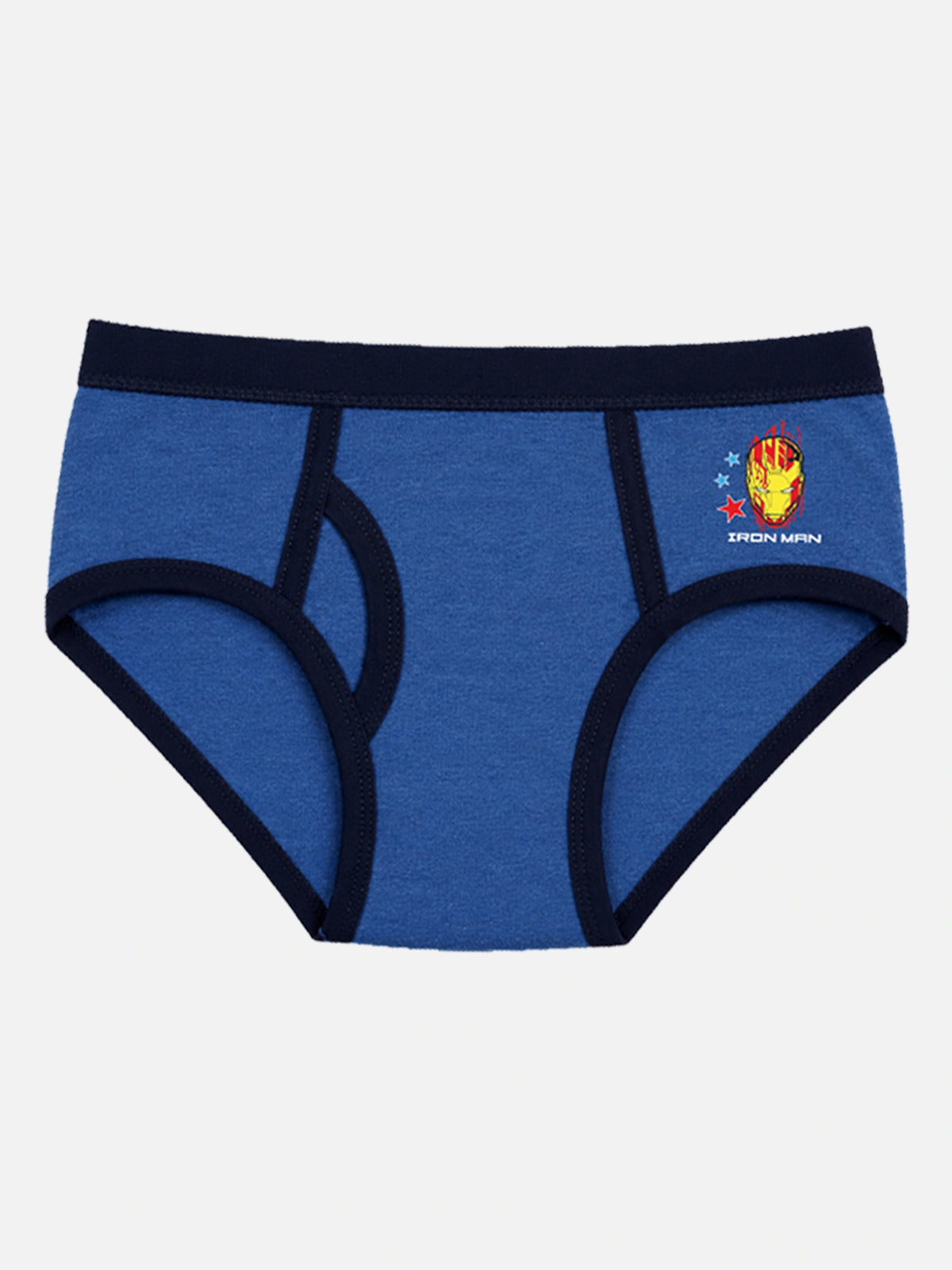 Boys Cotton Spandex Innerwear Brief with Stretch Lycra Band for Everyday Comfort and Secure Fit - Pack of 6