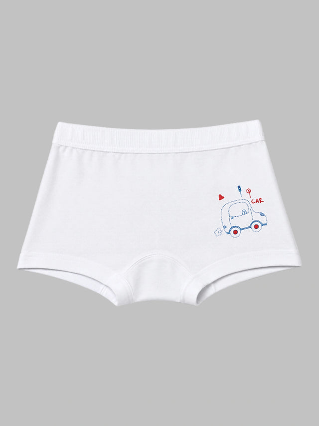 Baby Boys Single Jersey Trunk with Inner Elastic Waistband for Comfortable Innerwear Essentials - Pack of 6