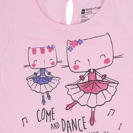 Bodycare Girls Cotton Half Sleeves Round Neck Frock