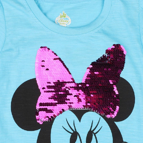 Baby Girls Minnie & Friends T-Shirt Round Neck Half Sleeves - Bodycare