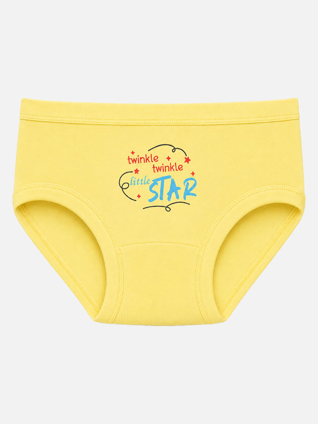 Baby Girls Printed Panty with Inner Elastic Waistband for Comfortable Innerwear Essentials and Regular Use - Pack of 6