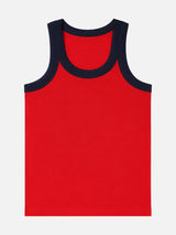 Boys Cotton Rib Round Neck Sleeveless Innerwear Vest for Everyday Comfort and Regular Use - Pack of 4