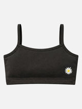 Girls Cotton Sleeveless Crop Top with Inner Elastic for Everyday Innerwear Comfort and Supportive Fit