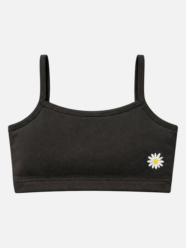 Girls Cotton Sleeveless Crop Top with Inner Elastic for Everyday Innerwear Comfort and Supportive Fit