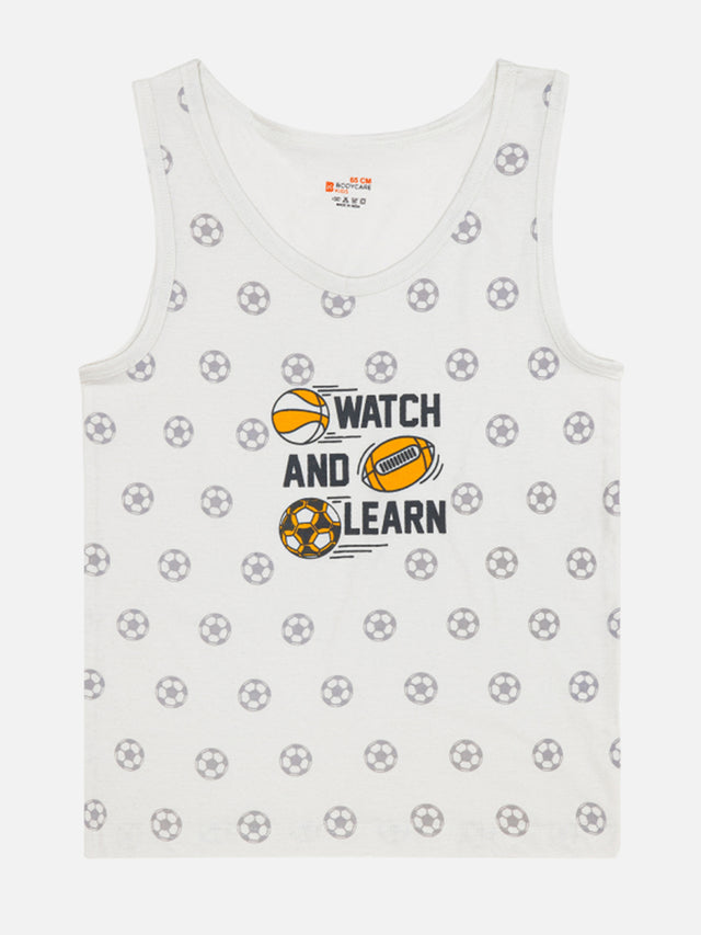 GOTS Certified Organic Cotton Boys Vest Made from Ultra Soft Breathable Skin Friendly Material - Pack of 3