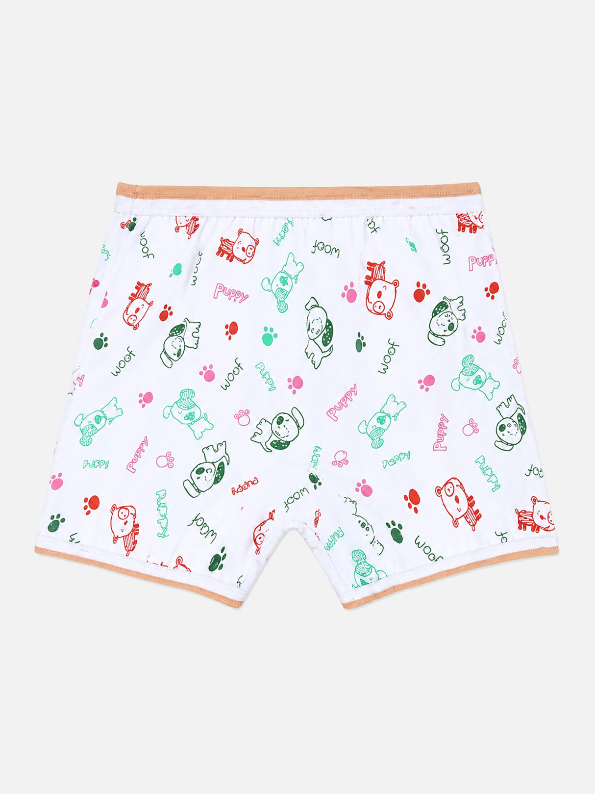 Unisex 100% Cotton Printed Bloomer with Top Elastic Waist for Comfortable Innerwear Essentials - Pack of 6