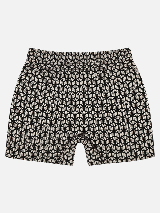 Boys 100% Cotton Trunk Inner Elastic Pack of 3