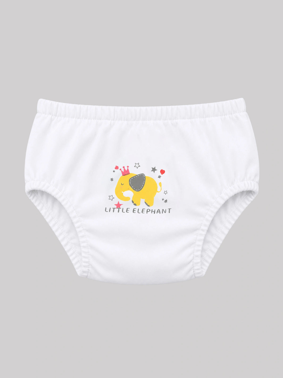 Baby Girls Innerwear Panty with Inner Elastic for Gentle Everyday Comfort, Easy Fit and Wardrobe Essentials - Pack of 3