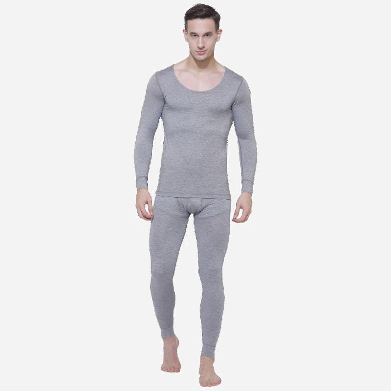 Men Slim Fit Thermal Top Round Neck Full Sleeves - Bodycare