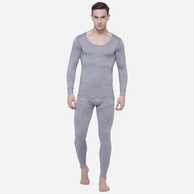 Men Slim Fit Thermal Top Round Neck Full Sleeves - Bodycare