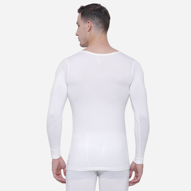 Men Slim Fit Thermal Top Round Neck Full Sleeves - Bodycare