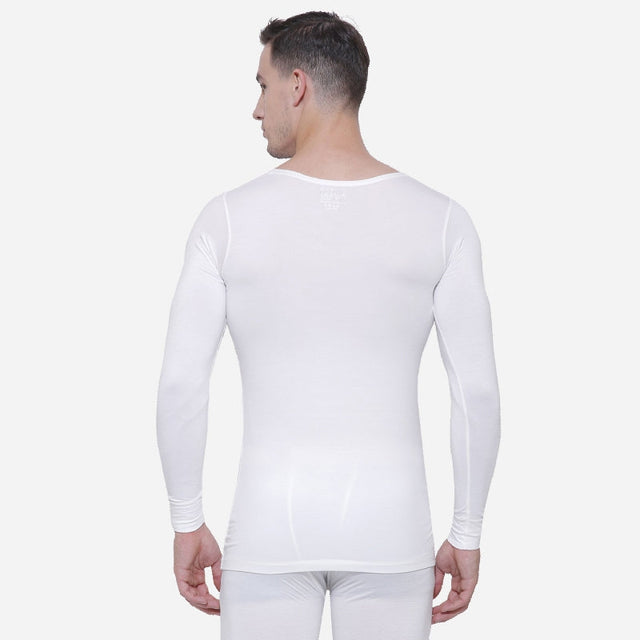 Men Slim Fit Thermal Top Round Neck Full Sleeves - Bodycare