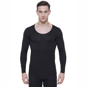Men Slim Fit Thermal Top Round Neck Full Sleeves - Bodycare