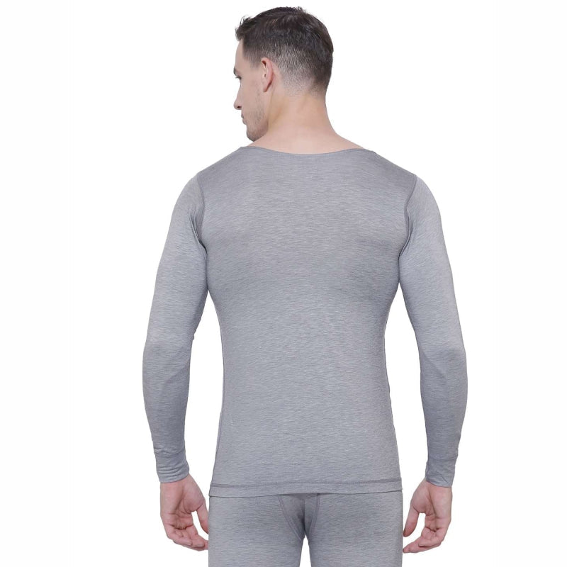 Men Slim Fit Thermal Top Round Neck Full Sleeves - Bodycare