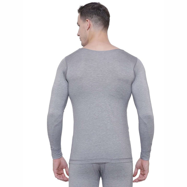 Men Slim Fit Thermal Top Round Neck Full Sleeves - Bodycare