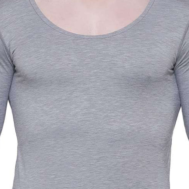 Men Slim Fit Thermal Top Round Neck Full Sleeves - Bodycare