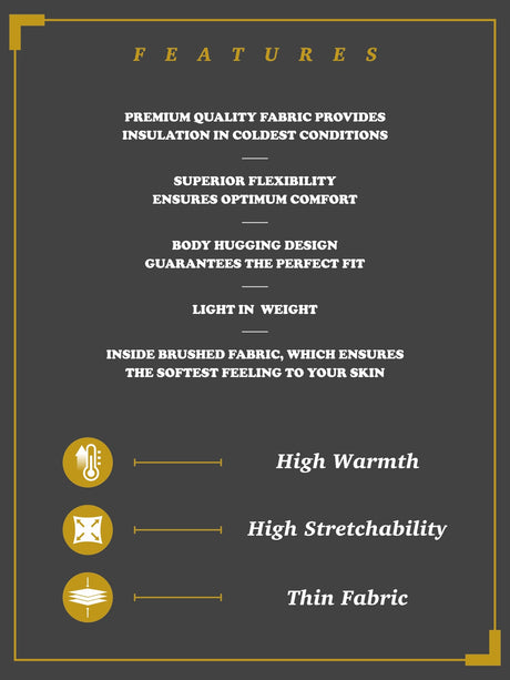 Gold Bodycare Thermal Top Men Round Neck Full Sleeves