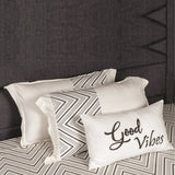 King Size Cotton Bedsheet Chevron Salmon Pink