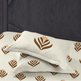King Size Cotton Fitted Bedsheet Block Floral - Bodycare
