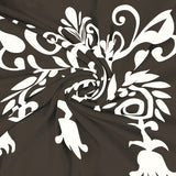 Bodycomfy 100% Cotton Hosiery King Size Fitted Bedsheet – Motif Panel Print