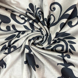 Bodycomfy 100% Cotton Hosiery King Size Fitted Bedsheet – Motif Panel Print